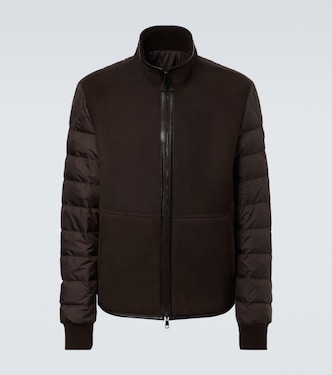 Reversible shearling down jacket | Moncler