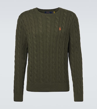 Cable-knit cotton sweater | Polo Ralph Lauren