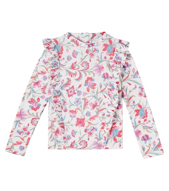 Yanika floral rashguard top | Louise Misha