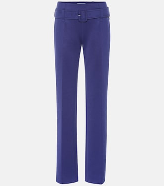 Belted technical jersey pants | Prada