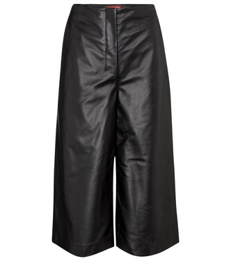 Pantalones anchos de piel | Altuzarra