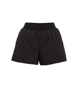 High-rise quilted shorts | Norma Kamali