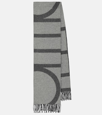 Sciarpa in lana vergine a righe | Toteme
