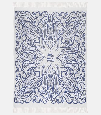 Paisley fringed blanket | Etro