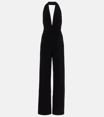 Halterneck jersey jumpsuit | Norma Kamali