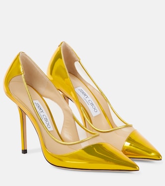 Salones Love 100 de piel metalizada | Jimmy Choo