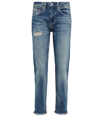 Ex Boyfriend mid-rise cropped jeans | AG Jeans
