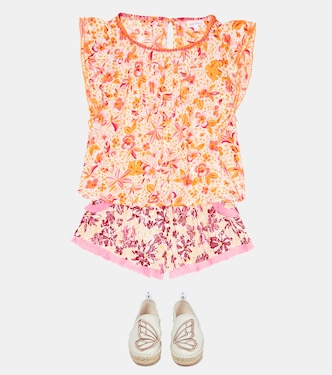 Lulu printed shorts | Poupette St Barth Kids