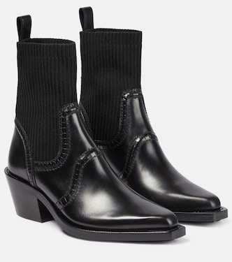 Nellie leather ankle boots | Chloé