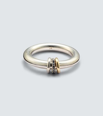 Ring Sirius Max aus Sterlingsilber mit 18kt Gelbgold und Diamanten | Spinelli Kilcollin