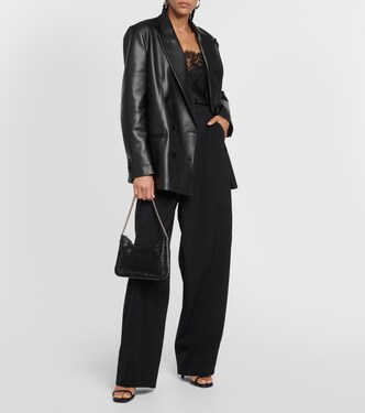 Pantalon tapered à taille haute en laine | Stella McCartney