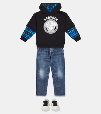 Hoodie Medusa aus Baumwolle | Versace Kids
