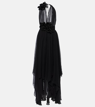 Robe longue en soie | Dolce&Gabbana