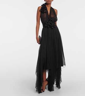 Robe aus Seidenchiffon | Dolce&Gabbana