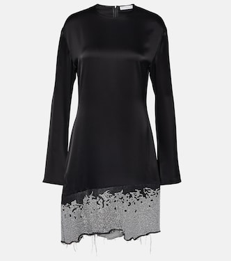 Deconstructed satin minidress | JW Anderson