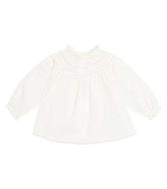 Baby - Blusa Jelexi in cotone con pizzo | Bonpoint