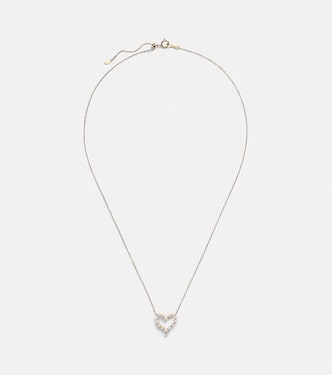 Collana in oro 18kt con diamante e perle | Persée