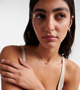 Collier en or 18 ct, diamants et perles | Persée