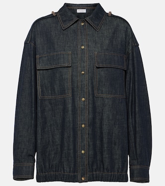 Hemdjacke aus Denim | Brunello Cucinelli