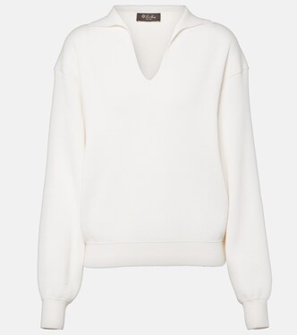 Polo Tazawa de algodón con logo | Loro Piana