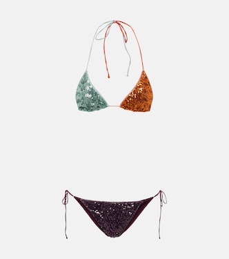 Bikini con paillettes | Oséree