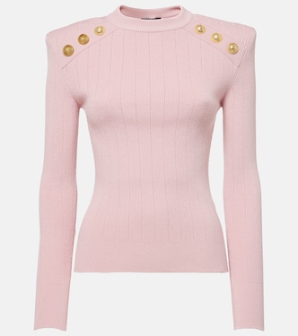Jersey de punto adornado | Balmain
