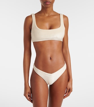 Top bikini Rounded Edges in spugna | Jade Swim