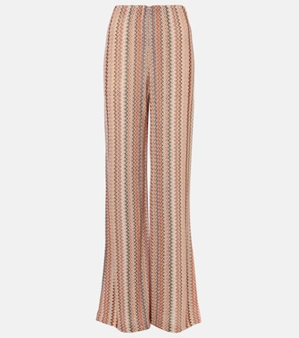 Weite Hose aus Strick mit Pailletten | Missoni