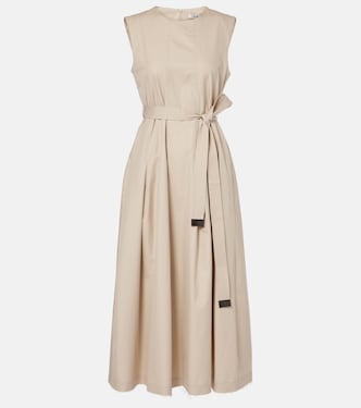 Abito midi Amina in cotone a pieghe | 'S Max Mara
