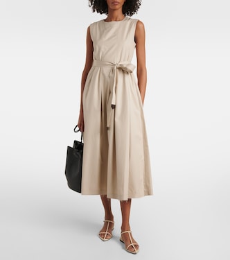Abito midi Amina in cotone a pieghe | 'S Max Mara