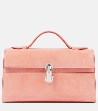 Symmetry suede tote bag | Savette