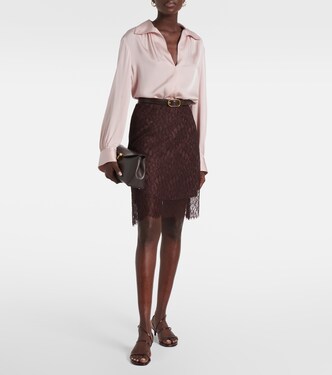 Lace midi skirt | Vince