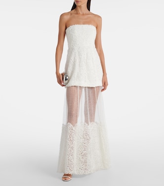 Marella chiffon bustier dress | Simkhai