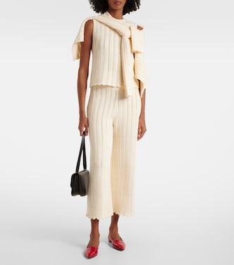 Pantalones flared Petey calados de algodón | Altuzarra