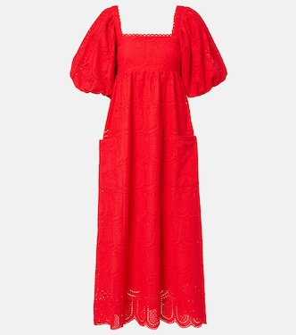 Robe midi Red Pineapple en coton | Farm Rio