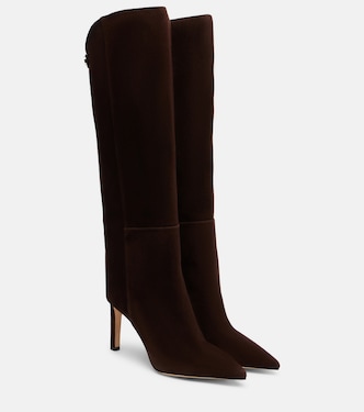 Stiefel Alizze 85 aus Veloursleder | Jimmy Choo