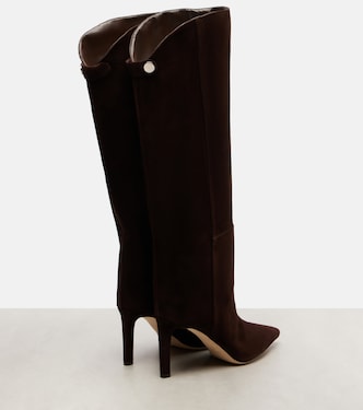 Alizze 85 suede knee-high boots | Jimmy Choo