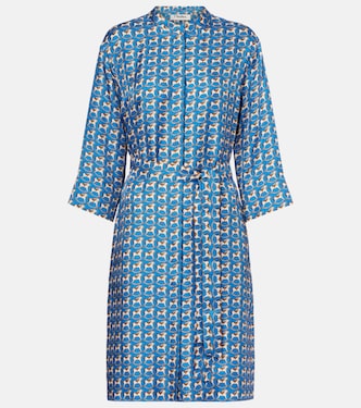 Tunica in twill di seta con stampa | 'S Max Mara