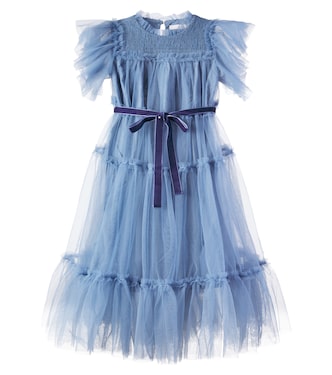 Carolina ruffled tulle dress | C'era Una Volta