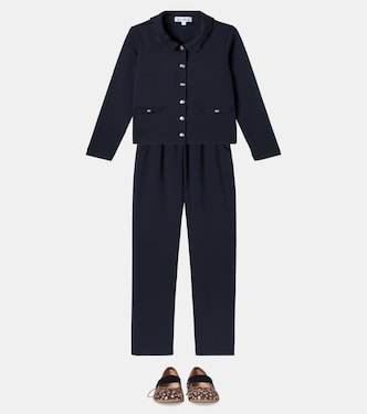Cardigan and straight pants set | Tartine et Chocolat