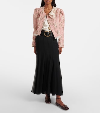 Silk-blend taffeta jacquard jacket | Chloé