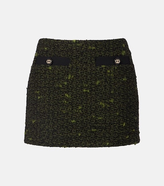 Wool-blend bouclé miniskirt | Gucci