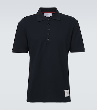 4-Bar cotton piqué polo shirt | Thom Browne