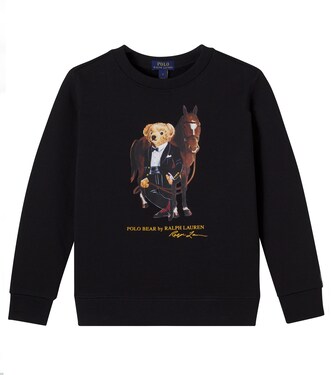 Polo Bear cotton jersey sweatshirt | Polo Ralph Lauren Kids