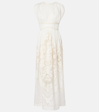 Daylight embroidered linen maxi dress | Zimmermann