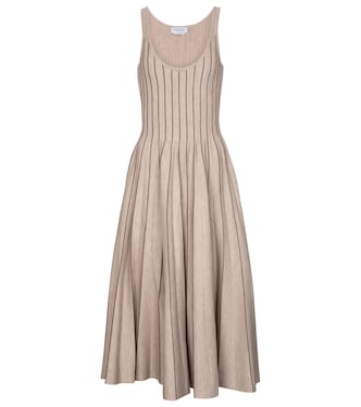 Robe midi Zeleia en laine mélangée | Gabriela Hearst