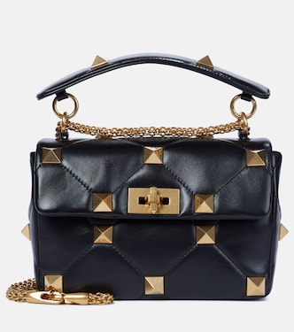 Sac Roman Stud Medium en cuir | Valentino Garavani