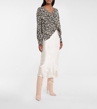 Pull Wild Touch en laine et cachemire à motif léopard | Dorothee Schumacher