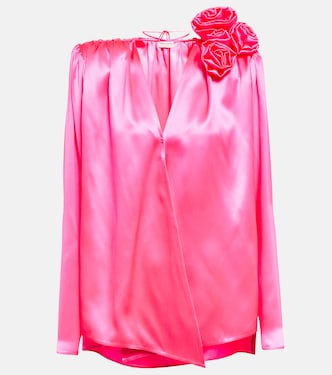 Embellished silk blouse | Magda Butrym