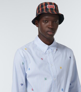 Cappello da pescatore in cotone con logo | Kenzo